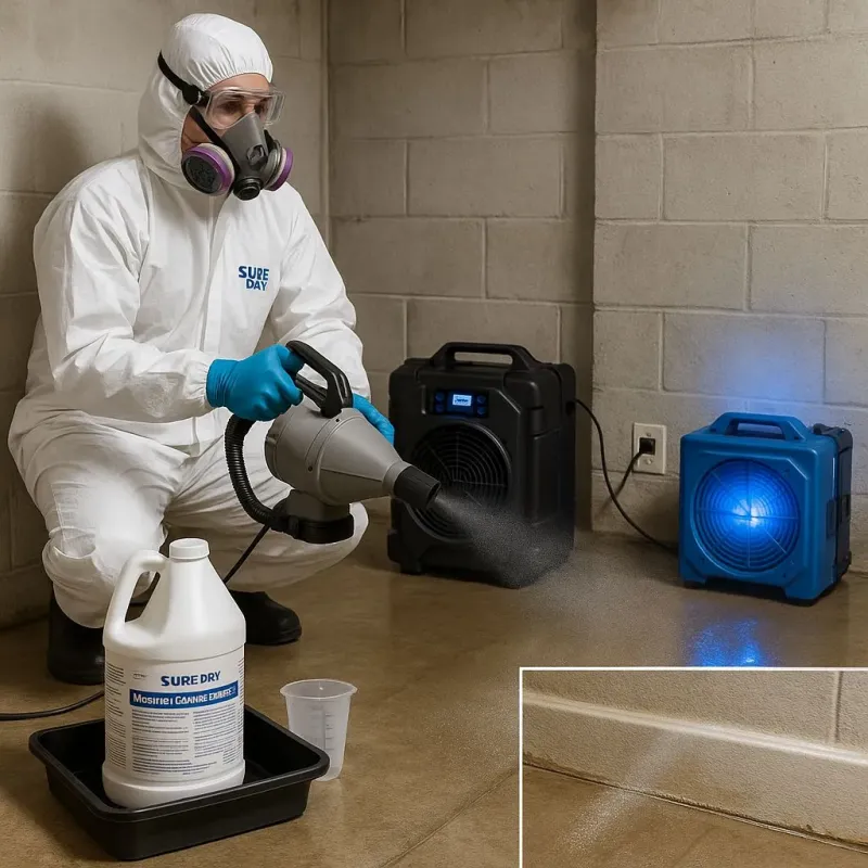 Sanitization and Odor Removal process in Lakeville, MN